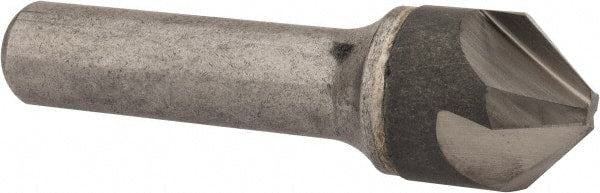 Hertel - 3/4" Head Diam, 1/2" Shank Diam, 4 Flute 90° Solid Carbide Countersink - USA Tool & Supply