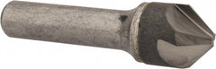 Hertel - 3/4" Head Diam, 1/2" Shank Diam, 4 Flute 90° Solid Carbide Countersink - USA Tool & Supply
