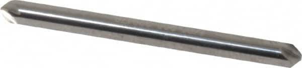 Hertel - 1/8" Head Diam, 1/8" Shank Diam, 6 Flute 90° Solid Carbide Countersink - USA Tool & Supply
