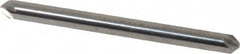 Hertel - 1/8" Head Diam, 1/8" Shank Diam, 6 Flute 90° Solid Carbide Countersink - USA Tool & Supply