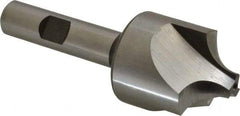 Hertel - 7/16" Radius, 1-1/4" Mill Diam, 3 Flute Cobalt Corner Rounding End Mill - Single End, Uncoated, 3-1/2" OAL, 1/2" Shank Diam - USA Tool & Supply