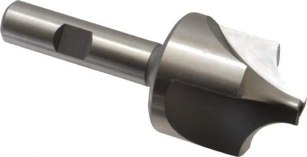 Hertel - 1/2" Radius, 1-3/8" Mill Diam, 3 Flute High Speed Steel Corner Rounding End Mill - Single End, Uncoated, 3-1/2" OAL, 1/2" Shank Diam - USA Tool & Supply