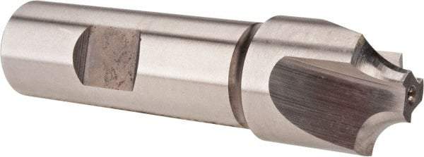 Hertel - 1/4" Radius, 7/8" Mill Diam, 3 Flute Cobalt Corner Rounding End Mill - Single End, Uncoated, 3-1/4" OAL, 3/4" Shank Diam - USA Tool & Supply