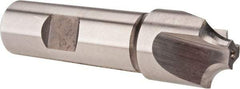 Hertel - 1/4" Radius, 7/8" Mill Diam, 3 Flute Cobalt Corner Rounding End Mill - Single End, Uncoated, 3-1/4" OAL, 3/4" Shank Diam - USA Tool & Supply