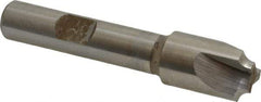 Hertel - 3/32" Radius, 1/2" Mill Diam, 3 Flute Cobalt Corner Rounding End Mill - Single End, Uncoated, 2-1/2" OAL, 3/8" Shank Diam - USA Tool & Supply