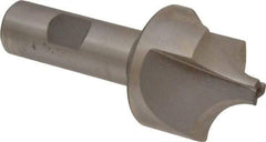 Hertel - 5/8" Radius, 1-5/8" Mill Diam, 3 Flute High Speed Steel Corner Rounding End Mill - Single End, Uncoated, 3-3/4" OAL, 3/4" Shank Diam - USA Tool & Supply