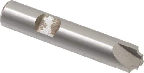 Hertel - 3/32" Radius, 1/2" Mill Diam, 3 Flute Cobalt Corner Rounding End Mill - Single End, Uncoated, 2-5/8" OAL, 1/2" Shank Diam - USA Tool & Supply