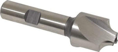Hertel - 1/4" Radius, 7/8" Mill Diam, 3 Flute Cobalt Corner Rounding End Mill - Single End, Uncoated, 3" OAL, 1/2" Shank Diam - USA Tool & Supply