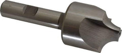 Hertel - 13/32" Radius, 1-1/4" Mill Diam, 3 Flute Cobalt Corner Rounding End Mill - Single End, Uncoated, 3-1/2" OAL, 1/2" Shank Diam - USA Tool & Supply