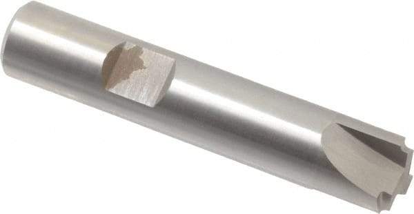 Hertel - 1/32" Radius, 1/2" Mill Diam, 3 Flute Cobalt Corner Rounding End Mill - Single End, Uncoated, 2-5/8" OAL, 1/2" Shank Diam - USA Tool & Supply
