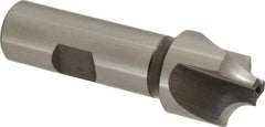 Hertel - 5/16" Radius, 1" Mill Diam, 3 Flute Cobalt Corner Rounding End Mill - Single End, Uncoated, 3-1/4" OAL, 3/4" Shank Diam - USA Tool & Supply