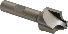 Hertel - 9/32" Radius, 1" Mill Diam, 3 Flute Cobalt Corner Rounding End Mill - Single End, Uncoated, 3" OAL, 1/2" Shank Diam - USA Tool & Supply