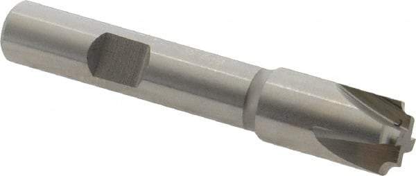 Hertel - 1/16" Radius, 7/16" Mill Diam, 4 Flute Cobalt Corner Rounding End Mill - Single End, Uncoated, 2-1/2" OAL, 3/8" Shank Diam - USA Tool & Supply