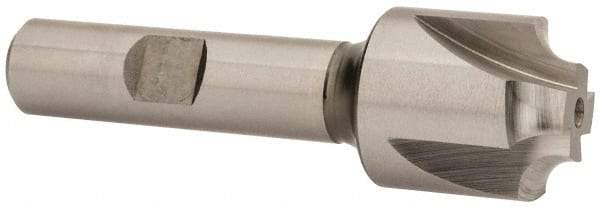 Hertel - 3/16" Radius, 7/8" Mill Diam, 4 Flute Cobalt Corner Rounding End Mill - Single End, Uncoated, 2-15/16" OAL, 1/2" Shank Diam - USA Tool & Supply