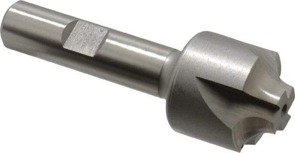 Hertel - 1/4" Radius, 1" Mill Diam, 4 Flute Cobalt Corner Rounding End Mill - Single End, Uncoated, 3" OAL, 1/2" Shank Diam - USA Tool & Supply