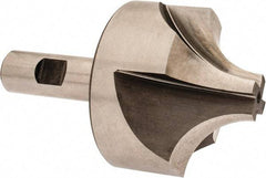 Hertel - 1" Radius, 2-3/4" Mill Diam, 4 Flute High Speed Steel Corner Rounding End Mill - Single End, Uncoated, 4-1/2" OAL, 3/4" Shank Diam - USA Tool & Supply