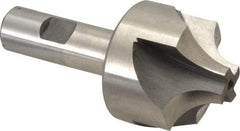 Hertel - 5/8" Radius, 1-15/16" Mill Diam, 4 Flute High Speed Steel Corner Rounding End Mill - Single End, Uncoated, 4" OAL, 3/4" Shank Diam - USA Tool & Supply