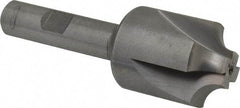 Hertel - 5/16" Radius, 1-1/8" Mill Diam, 4 Flute Cobalt Corner Rounding End Mill - Single End, Uncoated, 3-1/4" OAL, 1/2" Shank Diam - USA Tool & Supply