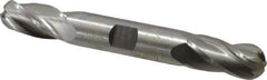 Hertel - 5/8" Diam, 1-3/8" LOC, 4 Flute High Speed Steel Ball End Mill - Uncoated, Double End, 5" OAL, 5/8" Shank Diam - USA Tool & Supply
