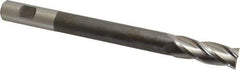 Hertel - 3/4", 2" LOC, 3/4" Shank Diam, 8-1/4" OAL, 4 Flute, High Speed Steel Square End Mill - Single End, Uncoated, Right Hand Cut - USA Tool & Supply
