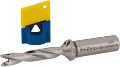 Iscar - 0.433" to 0.449" Diam, 5xD, 2.16" Max Depth, 5/8" Shank Diam, 4.71" OAL, Replaceable-Tip Drill - FCP, ICK, ICK-2M, ICM, ICN, ICP, iCP-2M Insert, 11 Seat Size, 79589156 Toolholder, Series SumoCham - USA Tool & Supply