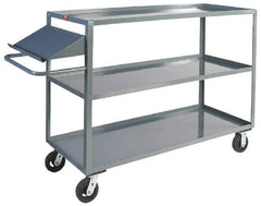 Jamco - 3,000 Lb Capacity, 24" Wide x 60" Long x 48" High Order Picking Cart - 3 Shelf, Steel - USA Tool & Supply