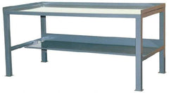 Jamco - 72 Wide x 30" Deep x 35" High, Steel Workbench - Comfort Edge, Fixed Legs - USA Tool & Supply