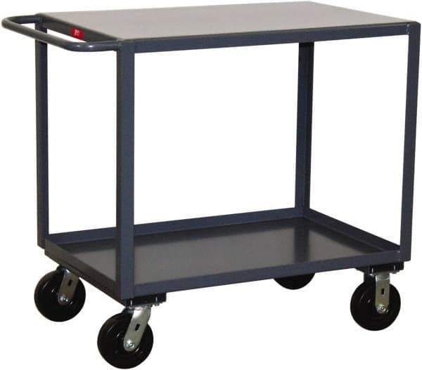 Jamco - 2,000 Lb Capacity, 30" Wide x 60" Long x 36" High Service Cart - 2 Shelf, Steel - USA Tool & Supply