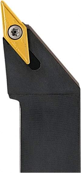 Seco - SVLB, Left Hand Cut, 95° Lead Angle, 25mm Shank Height x 25mm Shank Width, Neutral Rake Indexable Turning Toolholder - 150mm OAL, VB..1604.., VCG..1604.. Insert Compatibility, Series Screw Lock - USA Tool & Supply