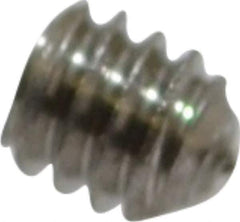 Value Collection - M2x0.40 Metric Coarse, 2mm OAL, Cup Point Set Screw - Grade 18-8 & Austenitic A2 Stainless Steel, 0.9mm Key - USA Tool & Supply
