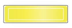 NMC - Reflective Strip - Yellow, For Accident Prevention - USA Tool & Supply