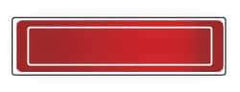 NMC - Reflective Strip - Red, For Accident Prevention - USA Tool & Supply