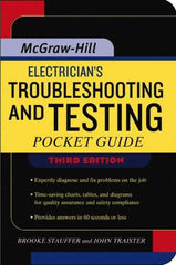 McGraw-Hill - Electrician's Troubleshooting and Testing Pocket Guide Publication, 3rd Edition - by Brooke Stauffer & John E. Traister, McGraw-Hill, 2007 - USA Tool & Supply