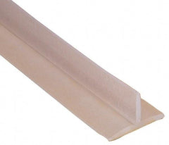 Pemko - 9' Long x 7/16" Wide, Adhesive Astragal/Meeting Stile Seals Weatherstripping - 1-3/4" Door Thickness, Silicone, Clear Finish - USA Tool & Supply