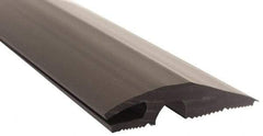 Pemko - 36" Long x 3-7/16" Wide x 3/4" High, Carpet-VCT Vinyl Threshold - Vinyl Black Finish - USA Tool & Supply