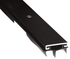 Pemko - Door Bottom Shoe Sweeps & Seal - Vinyl, 11/16" High, Dark Bronze Anodized Aluminum Coated - USA Tool & Supply