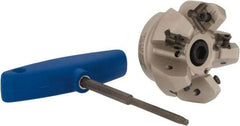 Iscar - 2" Cut Diam, 3/4" Arbor Hole, 0.276" Max Depth of Cut, 45° Indexable Chamfer & Angle Face Mill - 5 Inserts, S845 SX.U 16.. Insert, Right Hand Cut, 5 Flutes, Through Coolant, Series Helido - USA Tool & Supply