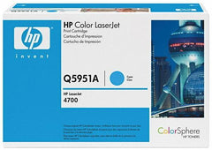 Hewlett-Packard - Cyan Toner Cartridge - Use with HP Color LaserJet 4700, 4700n, 4700dn, 4700dtn, 4700ph+. - USA Tool & Supply