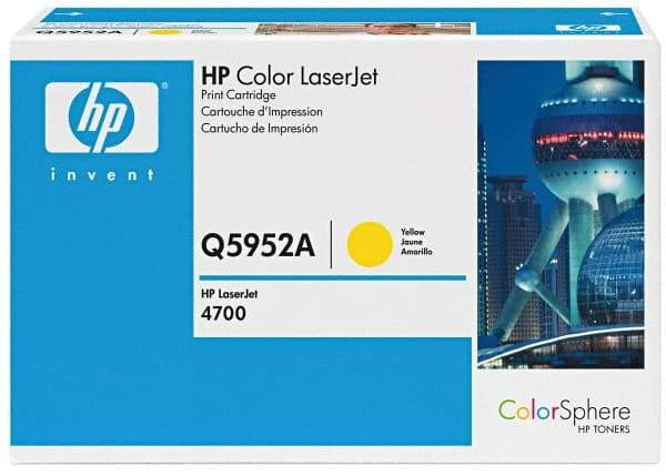 Hewlett-Packard - Yellow Toner Cartridge - Use with Multifunction Laser Printer HP Color LaserJet 4700, 4700n, 4700dn, 4700dtn, 4700ph+. - USA Tool & Supply