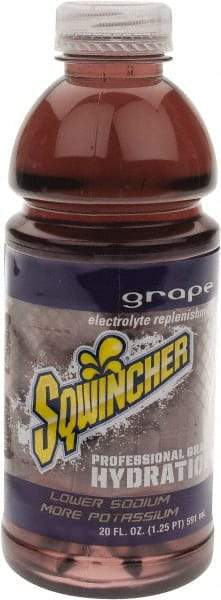 Sqwincher - 20 oz Bottle Grape Activity Drink - Ready-to-Drink - USA Tool & Supply