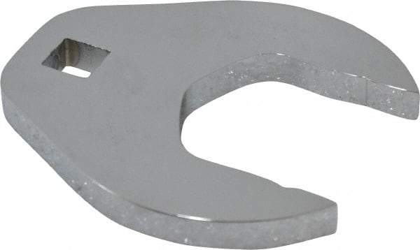 Proto - 46mm 1/2" Drive Full Polish Chrome Open End Crowfoot Wrench - 3.9" OAL - USA Tool & Supply