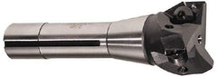 Value Collection - 1-1/2" Cut Diam, 0.656" Max Depth of Cut, 1" Shank Diam, 3-11/16" OAL, Indexable Square Shoulder End Mill - TPC 32..., TPG 32., TPU 32. Inserts, Weldon Shank - USA Tool & Supply