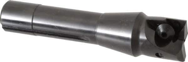 Value Collection - 1-1/4" Cut Diam, 0.656" Max Depth of Cut, 5-37/64" OAL, Indexable Square Shoulder End Mill - TPC 32..., TPG 32., TPU 32. Inserts, R8 - USA Tool & Supply