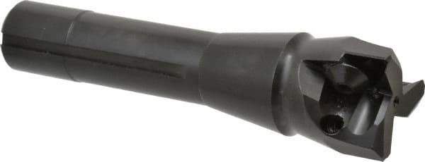Value Collection - 1-1/2" Cut Diam, 0.656" Max Depth of Cut, 5-37/64" OAL, Indexable Square Shoulder End Mill - TPC 32..., TPG 32., TPU 32. Inserts, R8 - USA Tool & Supply