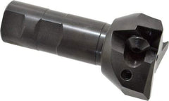 Value Collection - 2" Cut Diam, 0.656" Max Depth of Cut, 1" Shank Diam, 3-11/16" OAL, Indexable Square Shoulder End Mill - TPC 32..., TPG 32., TPU 32. Inserts, Weldon Shank - USA Tool & Supply