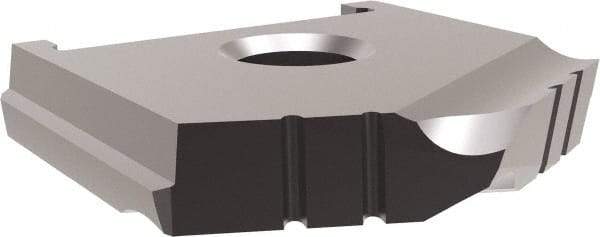 Allied Machine and Engineering - 1-1/16" Diam x 3/16" Thick, Seat Code A, 130° Included Angle Spade Drill Insert - TiAlN Coated, High Speed Steel, Series A - USA Tool & Supply