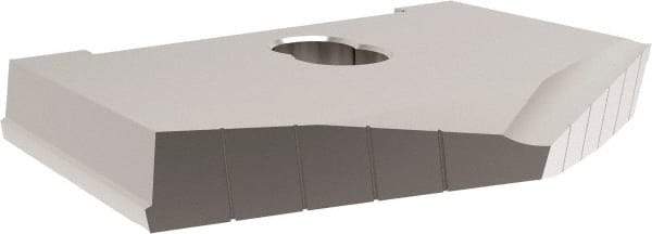 Allied Machine and Engineering - 6-1/2" Diam x 11/16" Thick, Seat Code H, 130° Included Angle Spade Drill Insert - Uncoated Powdered Metal, Powdered Metal, Series H - USA Tool & Supply