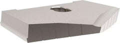 Allied Machine and Engineering - 6-1/2" Diam x 11/16" Thick, Seat Code H, 130° Included Angle Spade Drill Insert - Uncoated Powdered Metal, Powdered Metal, Series H - USA Tool & Supply