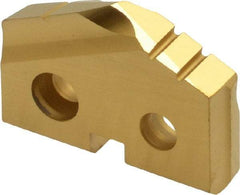 Allied Machine and Engineering - 51/64" Diam x 5/32" Thick, Seat Code 1, 132° Included Angle Spade Drill Insert - TiN Coated, High Speed Steel, Series T-A - USA Tool & Supply