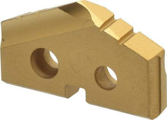 Allied Machine and Engineering - 24mm Diam x 5/32" Thick, Seat Code 1, 132° Included Angle Spade Drill Insert - TiN Coated, High Speed Steel, Series T-A - USA Tool & Supply